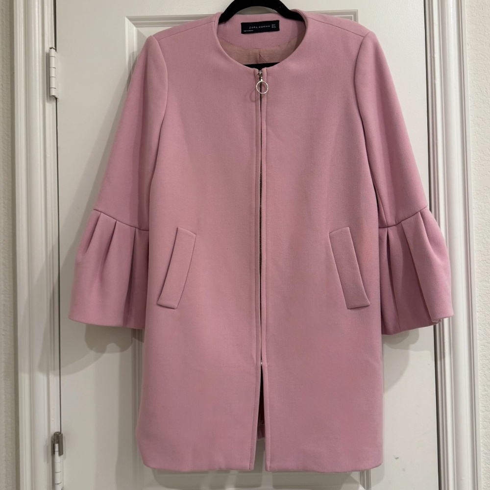 Zara pink coat